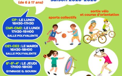 Inscriptions École Multisport – Deuxième Trimestre