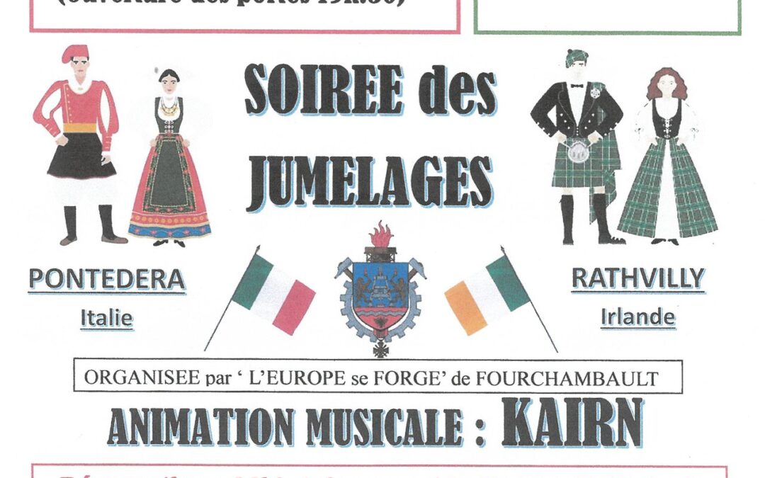 Soirée des jumelages de « l&rsquo;Europe se forge à Fourchambault »